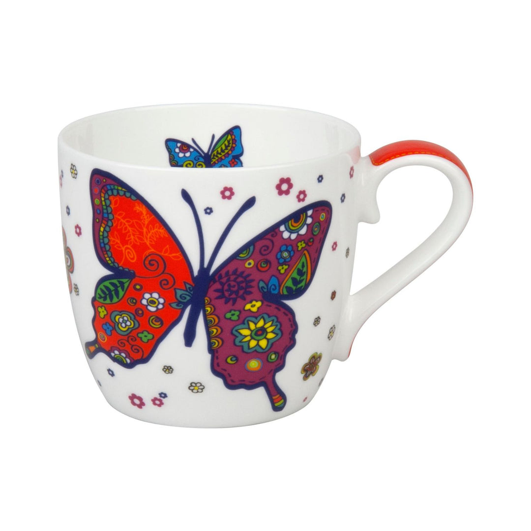 Mug Butterfly white