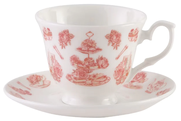 Victoria Eggs Series British Afternoon Teacup with plate