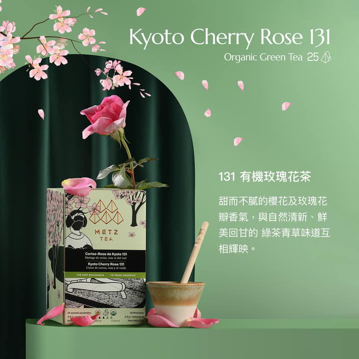 Limited Edition: METZ x Yankee Spring Blossom Inspired Tea Wellness Set