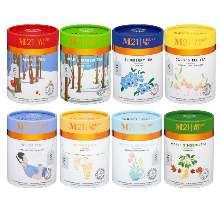 M21 Tea Set of 8 (12 teabags) - Eight Stars of Good Fortune