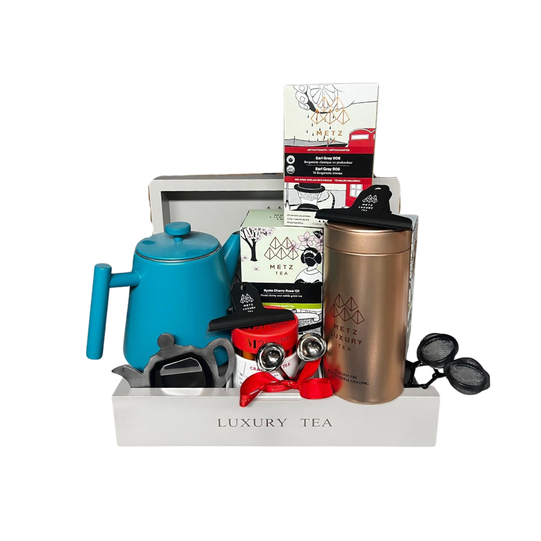 METZ Deluxe 6-slot Signature Tea Hamper Gift Box Set