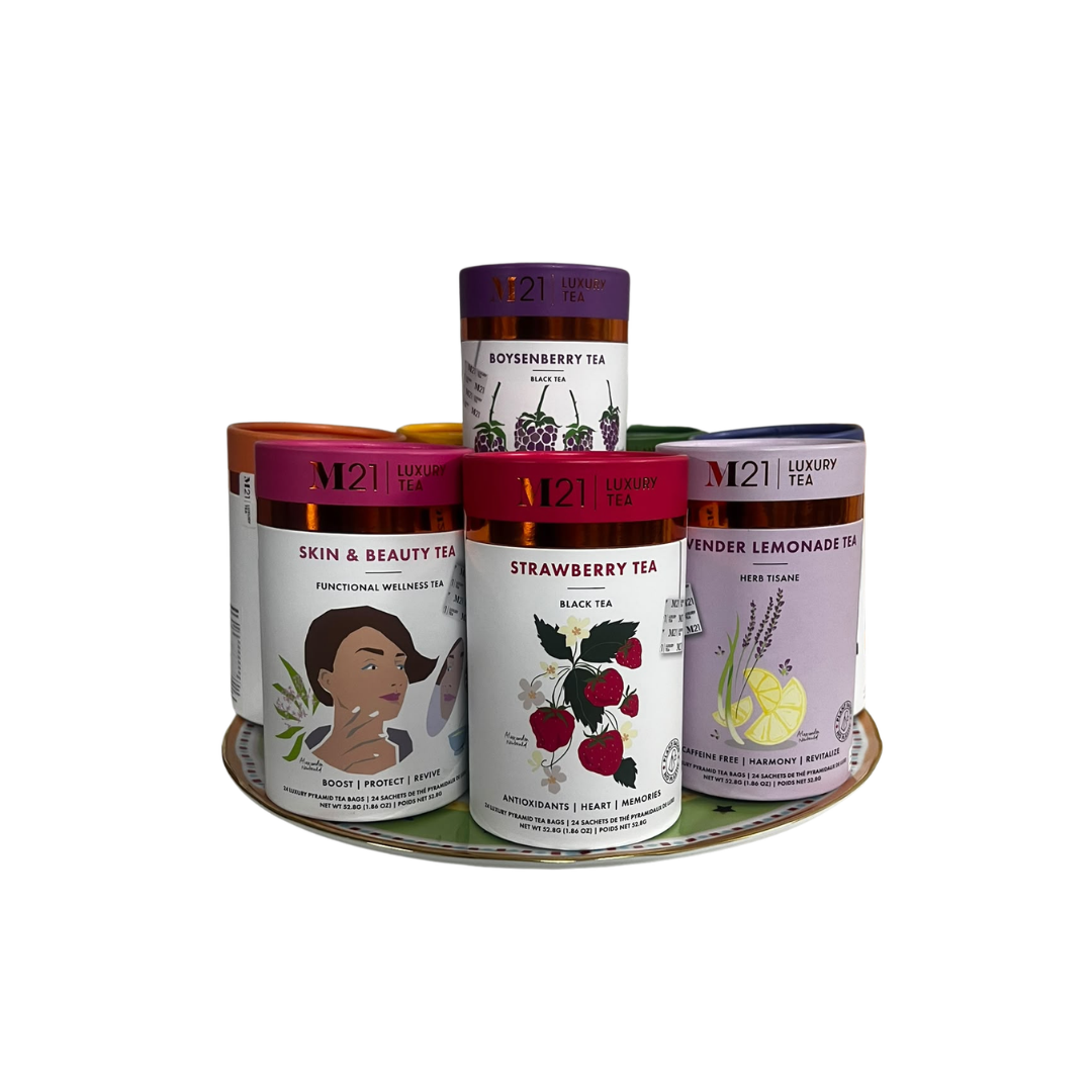 Mamma Mia Plate M21 Fruit Tea Gift Hamper