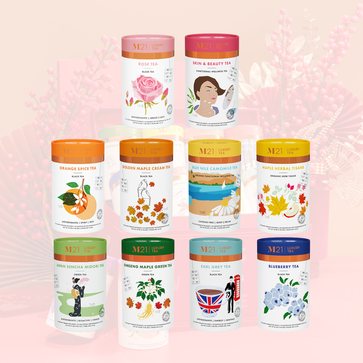 CNY M21 set of 10 - Tenfold Delight Tea Gift Box Set
