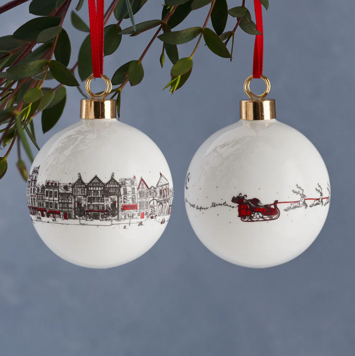 London Christmas Tea Mug Set