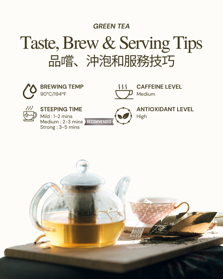 M21 Ginseng Maple Green Tea //Boosts Vitality//