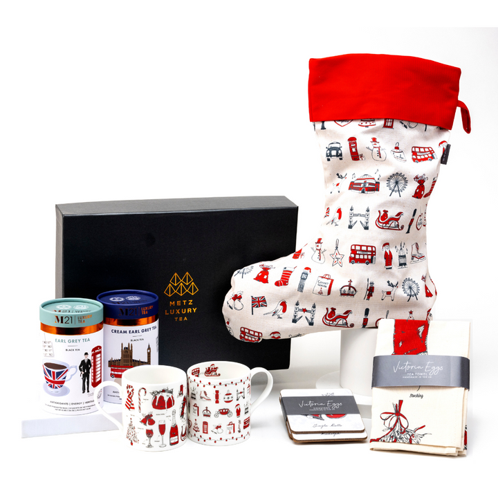London Christmas Tea Mug Set