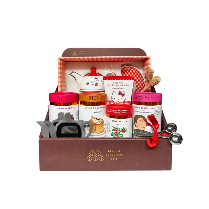 Hello Kitty Teapot-in-one Afternoon Tea Set Hamper Gift Box Set