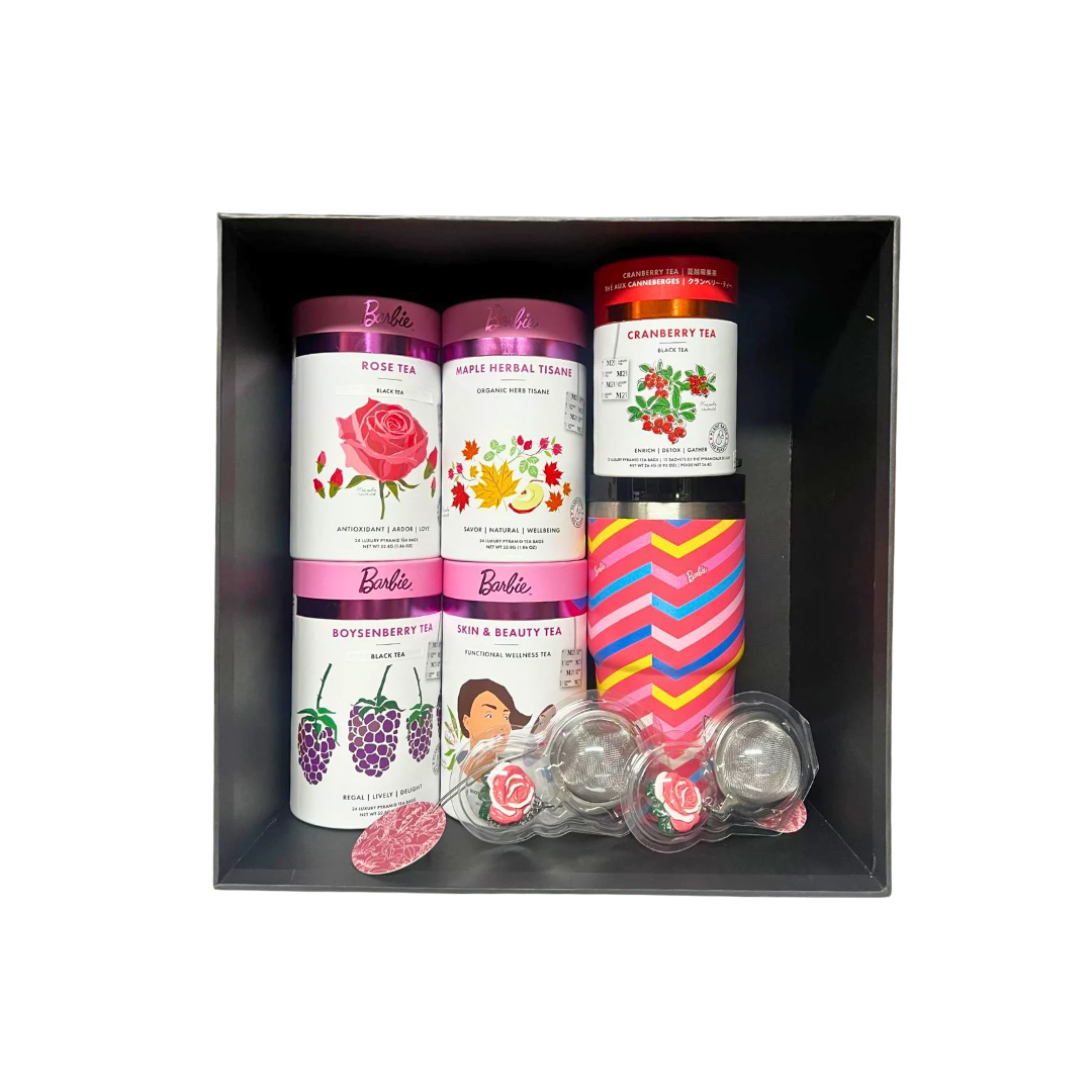 Pink Tumbler Tea Gift Box Set