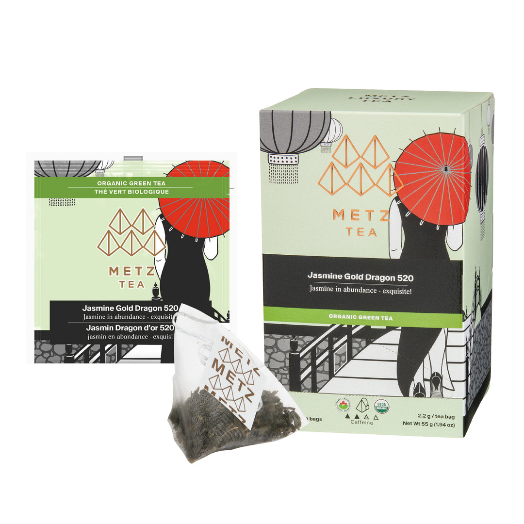 Metx 520 有機金龍茉莉花茶 | METZ Luxury Tea 香港 – METZ Luxury Tea Hong Kong