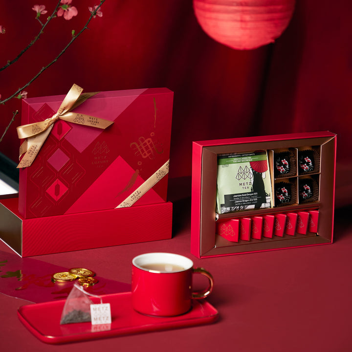 【新春限定】 金龍茉莉花茶 X 朱古力禮盒 | Chinese New Year ‘Sweet Jasmine’ Tea Chocolate Set