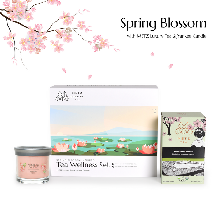 Limited Edition: METZ x Yankee Spring Blossom Inspired Tea Wellness Set