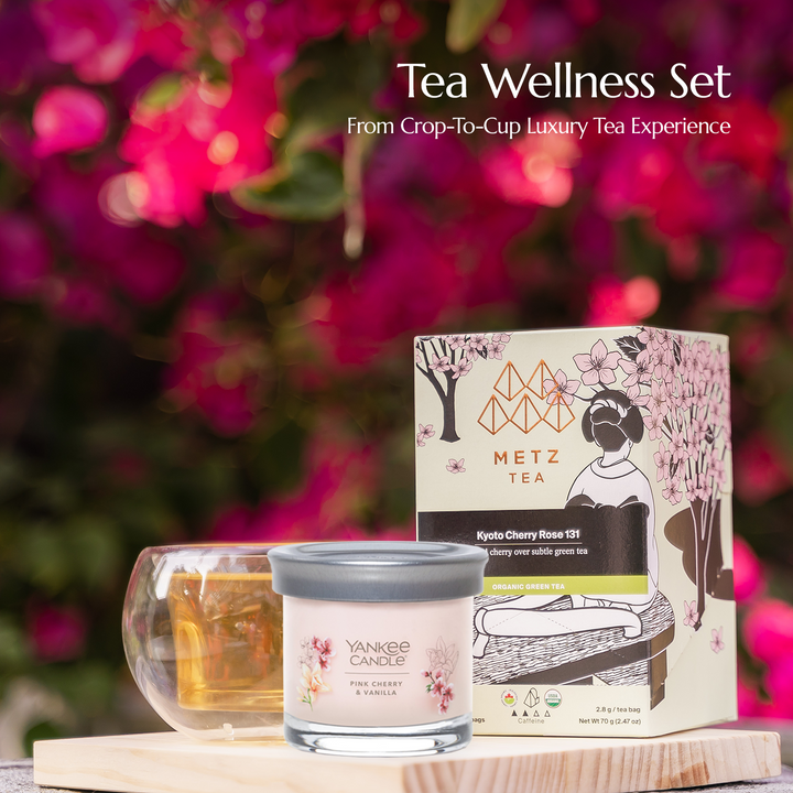 Limited Edition: METZ x Yankee Spring Blossom Inspired Tea Wellness Set